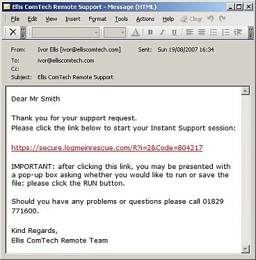 Confirmation EMail