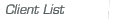 Client List
