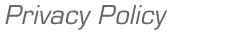 Privacy Policy